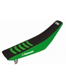 Husă șa BLACKBIRD KAWASAKI KXF 250 '09-'12, KXF 450 '09-'11 DOUBLE GRIP 3 culoare Negru Verde