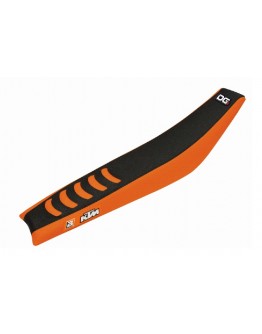 Husă șa BLACKBIRD KTM SX/SXF '11-'15, EXC/EXCF '12-'16 DOUBLE GRIP 3 culoare Negru Portocaliu