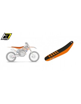 Husă șa BLACKBIRD KTM SX/SXF '19-'22, EXC '20-'23 DOUBLE GRIP 3 culoare Portocaliu Negru