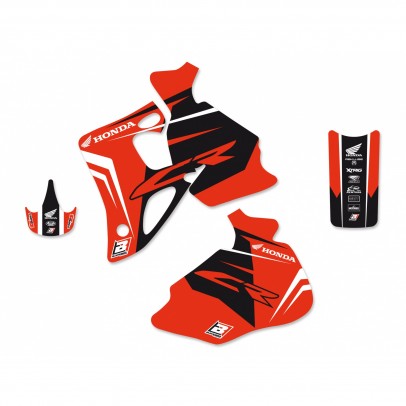 Kit grafic BLACKBIRD HONDA CR 80 '96-'02 DREAM 4 culoare Rosu Negru