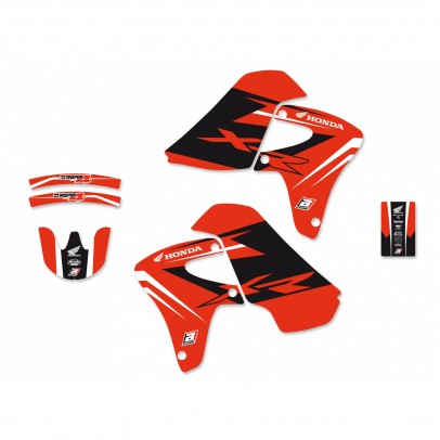 Kit grafic BLACKBIRD HONDA XR 650R '00-'09 , DREAM 4 culoare Rosu/Negru