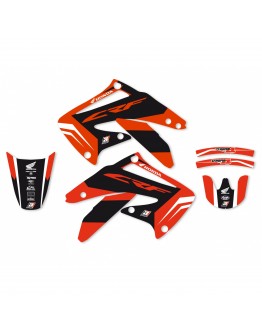 Kit grafic BLACKBIRD HONDA CRF 450R '02-'04 DREAM 4 culoare Rosu Negru