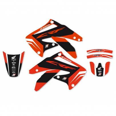 Kit grafic BLACKBIRD HONDA CRF 450R '02-'04 DREAM 4 culoare Rosu Negru