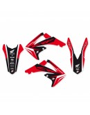 Kit grafic BLACKBIRD HONDA CRF 250R '10-'13; CRF 450R '09-'12 DREAM 4 Rosu Negru