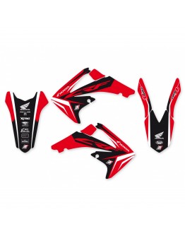 Kit grafic BLACKBIRD HONDA CRF 250R '10-'13; CRF 450R '09-'12 DREAM 4 Rosu Negru