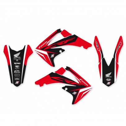 Kit grafic BLACKBIRD HONDA CRF 250R '10-'13; CRF 450R '09-'12 DREAM 4 Rosu Negru