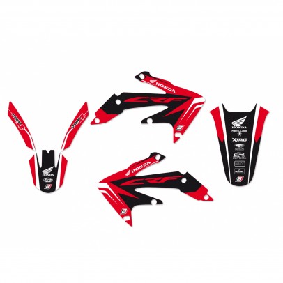 Kit grafic BLACKBIRD HONDA CRF 450X '04-'16 DREAM 4 culoare Rosu Negru