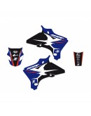 Kit grafic BLACKBIRD YAMAHA WR 250F '05-'06, WR 450F '05-'06 DREAM 4 culoare Albastru Negru