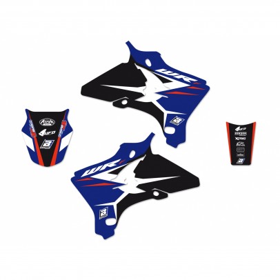 Kit grafic BLACKBIRD YAMAHA WR 250F '05-'06, WR 450F '05-'06 DREAM 4 culoare Albastru Negru