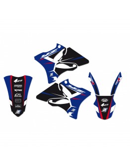 Kit grafic BLACKBIRD YAMAHA YZ 125/250 '02-'14 DREAM 4 culoare Albastru Negru