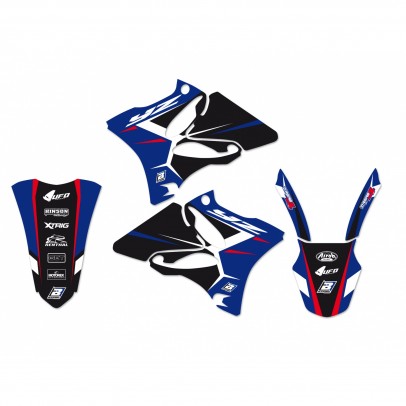 Kit grafic BLACKBIRD YAMAHA YZ 125/250 '02-'14 DREAM 4 culoare Albastru Negru