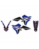 Kit grafic BLACKBIRD YAMAHA YZ 250F '14-'18, YZ 450F '14-'17 DREAM 4 culoare Albastru Negru