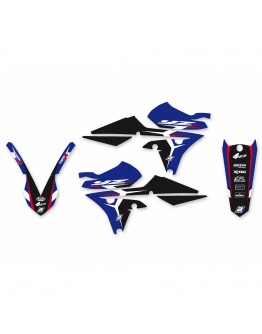 Kit grafic BLACKBIRD YAMAHA YZ 250F '14-'18, YZ 450F '14-'17 DREAM 4 culoare Albastru Negru