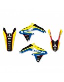 Kit grafic BLACKBIRD SUZUKI RMZ 450 '08-'17 DREAM 4 culoare Albastru Galben Negru