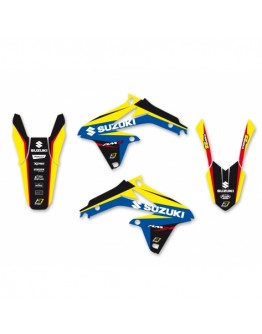 Kit grafic BLACKBIRD SUZUKI RMZ 450 '08-'17 DREAM 4 culoare Albastru Galben Negru