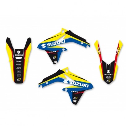 Kit grafic BLACKBIRD SUZUKI RMZ 450 '08-'17 DREAM 4 culoare Albastru Galben Negru