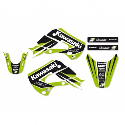 Kit grafic BLACKBIRD KAWASAKI KX 65 '00-'23 DREAM 4 culoare Verde Negru