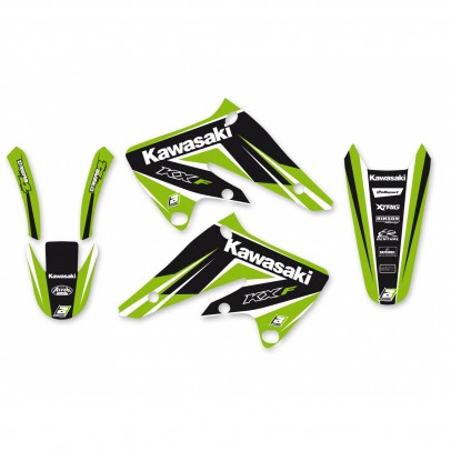 Kit grafic BLACKBIRD KAWASAKI KX 250F '04-'05 DREAM 4 culoare Verde Negru