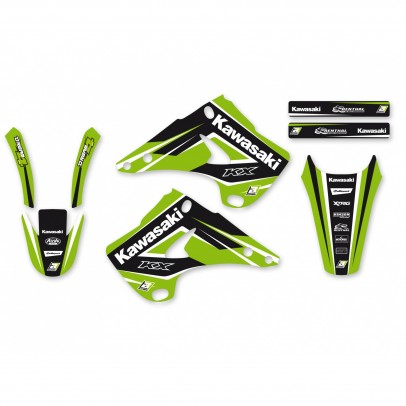 Kit grafic BLACKBIRD KAWASAKI KX 125/250 '03-'08 DREAM 4 culoare Verde Negru