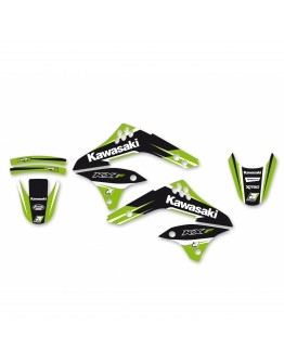 Kit grafic BLACKBIRD KAWASAKI KX 450F '06-'08 DREAM 4 culoare Verde Negru