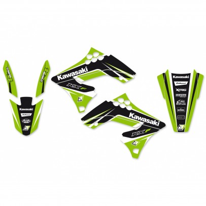 Kit grafic BLACKBIRD KAWASAKI KX 250F '09-'12 DREAM 4 culoare Verde Negru