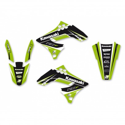 Kit grafic BLACKBIRD KAWASAKI KX 450F '09-'11 DREAM 4 culoare Verde Negru