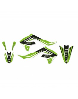 Kit grafic BLACKBIRD KAWASAKI KX 250F '21-'23, KX 450F '19-'24 DREAM 4 culoare Verde Negru