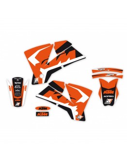 Kit grafic BLACKBIRD KTM EXC/EXC-F '03-'04, SX/SX-F '01-'04 DREAM 4 culoare Portocaliu Negru