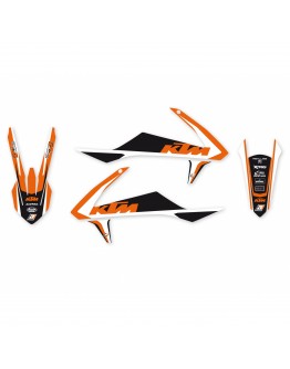 Kit grafic BLACKBIRD KTM SX/SX-F '16-'18, EXC/EXC-F '17-'19 DREAM 4 culoare Portocaliu Negru