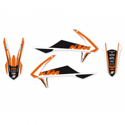 Kit grafic BLACKBIRD KTM SX/SX-F '16-'18, EXC/EXC-F '17-'19 DREAM 4 culoare Portocaliu Negru