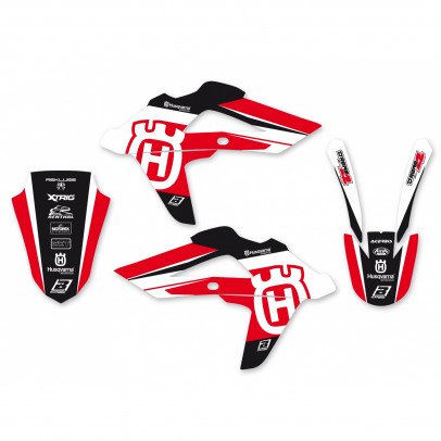 Kit grafic BLACKBIRD HUSQVARNA CR/WR 125/250 '09-'13, TE/TC 250/450/510 '08-'10, TE/TC 250/310 '08-'13 DREAM 4