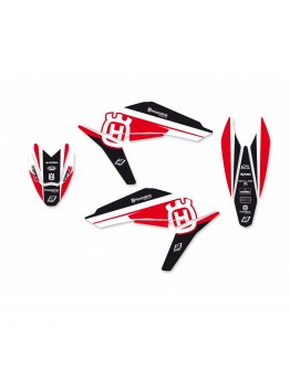 Kit grafic BLACKBIRD HUSQVARNA TE/TC 449/511 '11-'13 DREAM 4 culoare Rosu Negru Alb