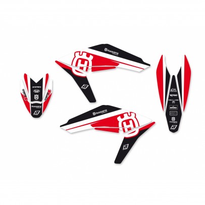 Kit grafic BLACKBIRD HUSQVARNA TE/TC 449/511 '11-'13 DREAM 4 culoare Rosu Negru Alb