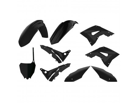 Kit plastice POLISPORT - HONDA CR 125/250 '04-'07 - Negru