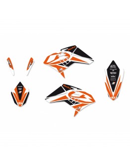 Kit grafic BLACKBIRD BETA RR 4T '10-'12 DREAM 4 culoare Portocaliu Alb Negru