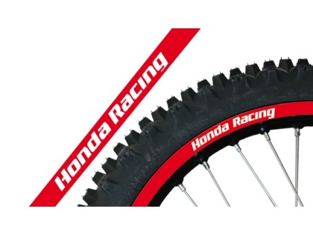 Rim strips BLACKBIRD NA FELGI HONDA RACING culoare Rosu