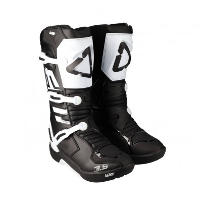 Cizme Copii Offroad Leatt Cross 3.5 Junior - Alb/Negru