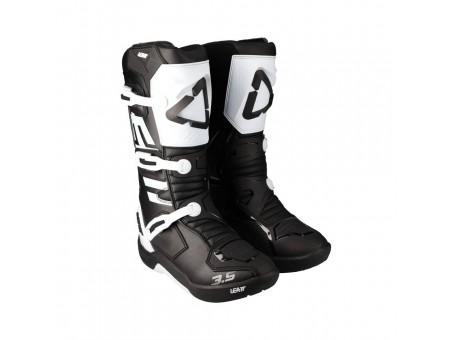 Cizme Copii Offroad Leatt Cross 3.5 Junior - Alb/Negru