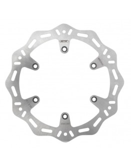 Disc frana fata MTX - HORNET HUSABERG FC/FE/FX, KTM 125/250/300/360/380/400/450/500/520/525/620/625 '88-'19 WAWE (220X110X4MM) (6X6,5MM)