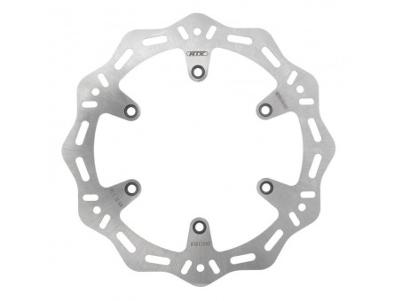 Disc frana fata MTX - HORNET HUSABERG FC/FE/FX, KTM 125/250/300/360/380/400/450/500/520/525/620/625 '88-'19 WAWE (220X110X4MM) (6X6,5MM)