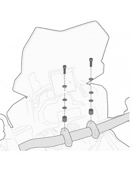 Kit montaj Smart Bar KAPPA - HONDA / YAMAHA / DUCATI / BMW / TRIUMPH / YAMAHA