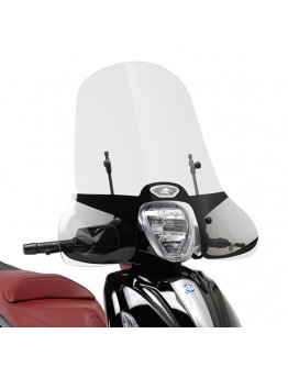 Parbriz moto KAPPA - PIAGGIO Beverly 125ie-300ie-350 (10-19) 47 x 72 CM Transparent - necesar Kit montaj A5606AK