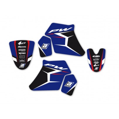 Kit grafic BLACKBIRD YAMAHA PW 50 '90-'22 DREAM 4 culoare Albastru