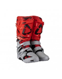 Cizme Leatt Cross 5.5 FlexLock Enduro JW22 - Rosu/Gri