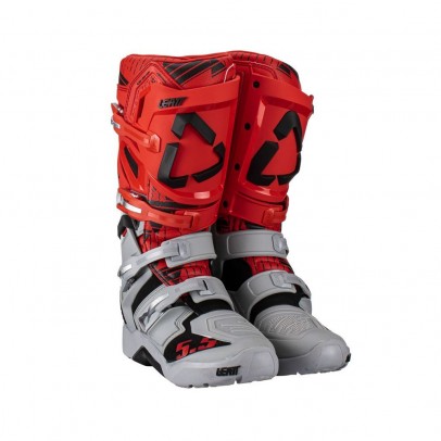 Cizme Leatt Cross 5.5 FlexLock Enduro JW22 - Rosu/Gri