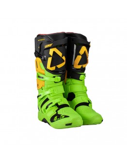 Cizme Offroad Leatt Cross 4.5 - Negru/Verde fluo