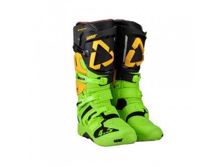 Cizme Offroad Leatt Cross 4.5 - Negru/Verde fluo