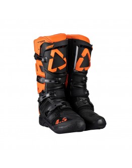 Cizme OffRoad Leatt Cross 4.5 - Negru/Portocaliu