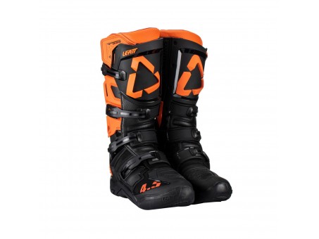 Cizme OffRoad Leatt Cross 4.5 - Negru/Portocaliu