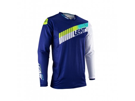 Tricou Offroad Leatt Moto 4.5 Lite - Albastru/Alb